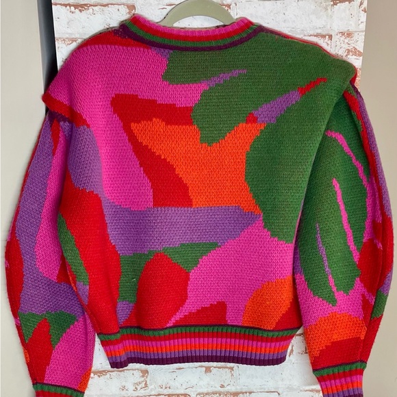 FARM Rio Vibrant Multicolor Sweater - Picture 2 of 4
